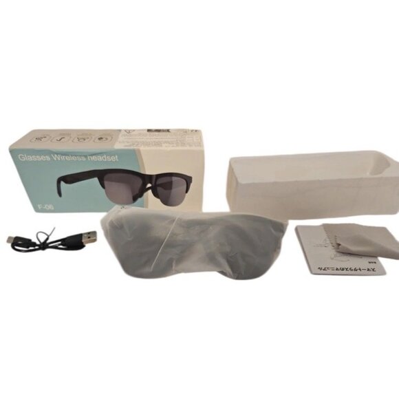 Smart Glasses Wireless Bluetooth Sunglasses Open Ear Headset New in Open Box - Picture 2 of 6